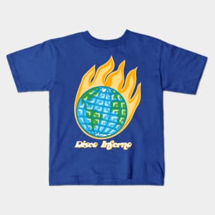 Earth on Fire Kids T-Shirt